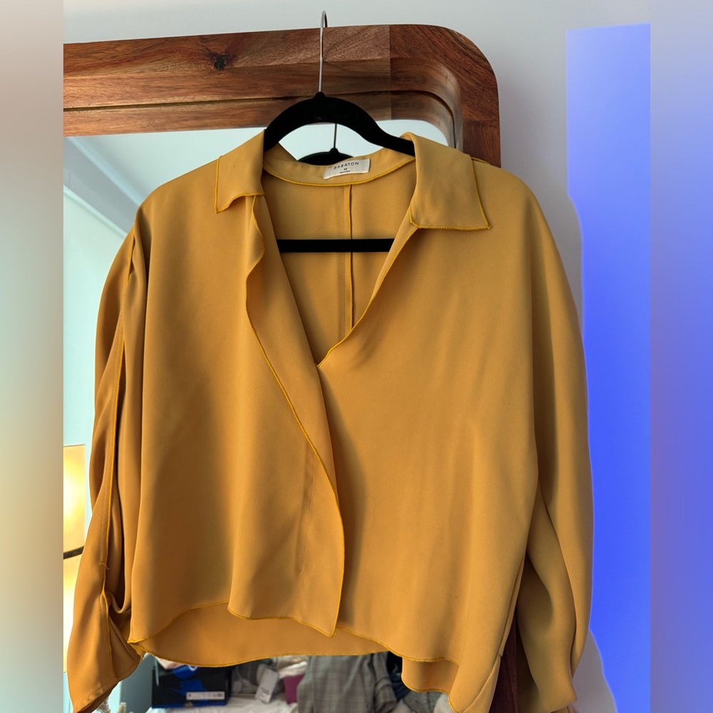 Babaton yellow blouse
